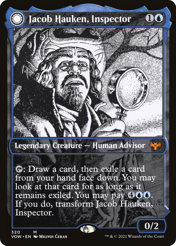 Jacob Hauken, Inspector // Hauken's Insight (Showcase Eternal Night) [Innistrad: Crimson Vow] Foil