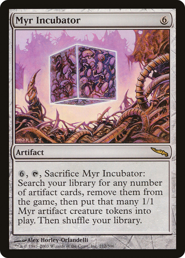 Myr Incubator [Mirrodin] Foil