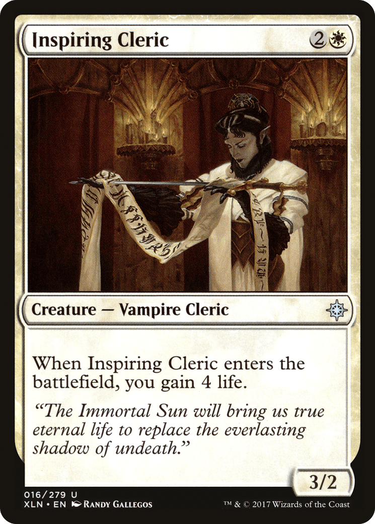 Inspiring Cleric [Ixalan] Foil