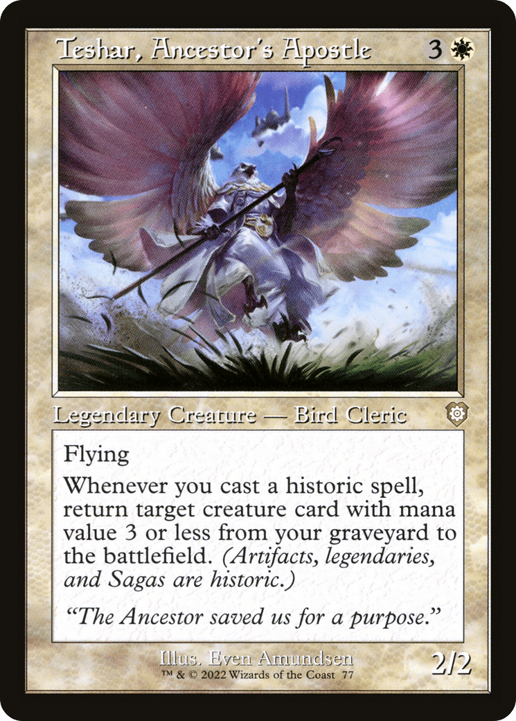 Teshar, Ancestor's Apostle (Retro) [The Brothers' War Commander]