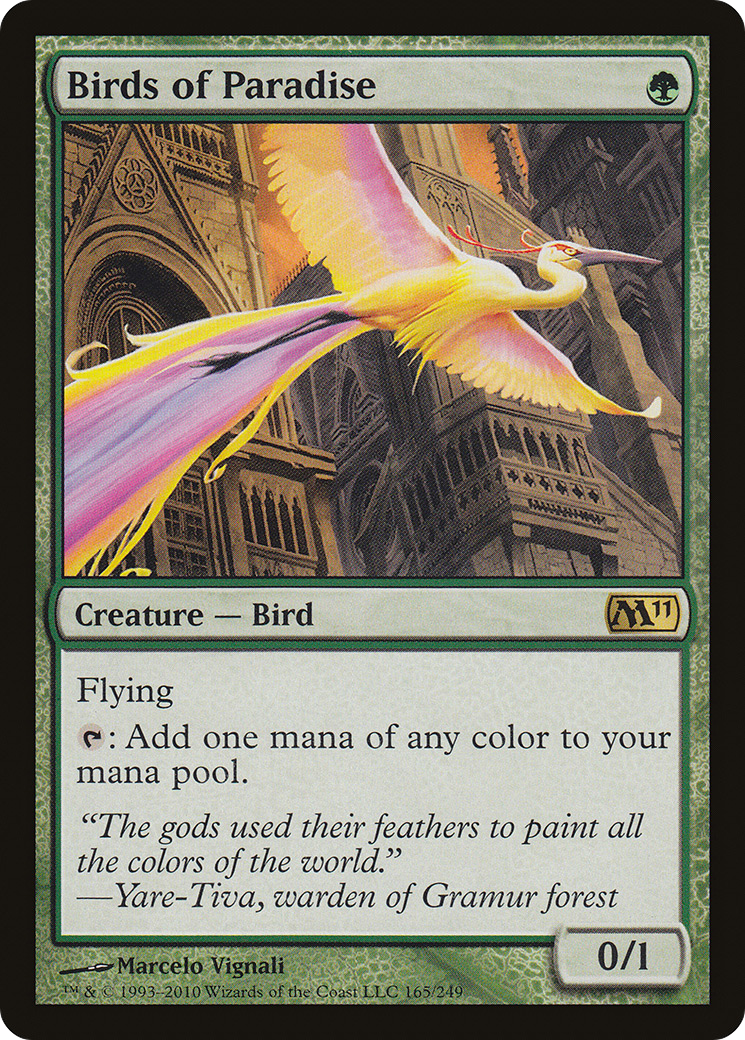 Birds of Paradise [Magic 2011] Foil