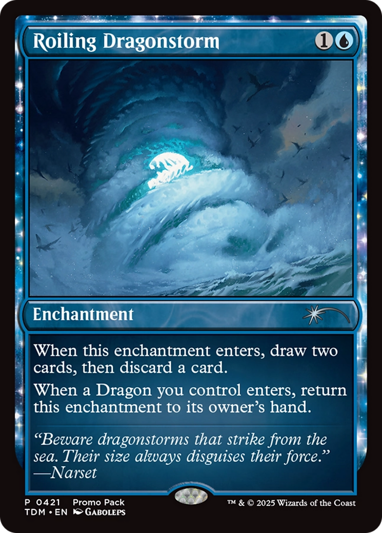 Roiling Dragonstorm (421) [Promo Pack: Tarkir: Dragonstorm]