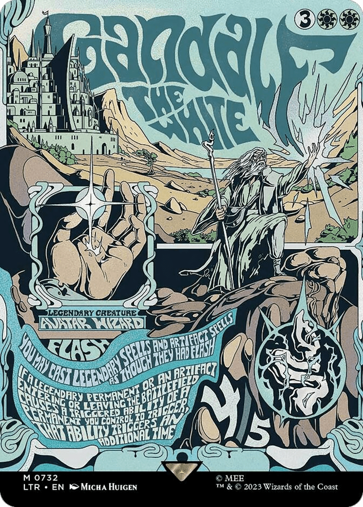 Gandalf the White (Borderless Poster) [The Lord of the Rings: Tales of Middle-Earth] Foil