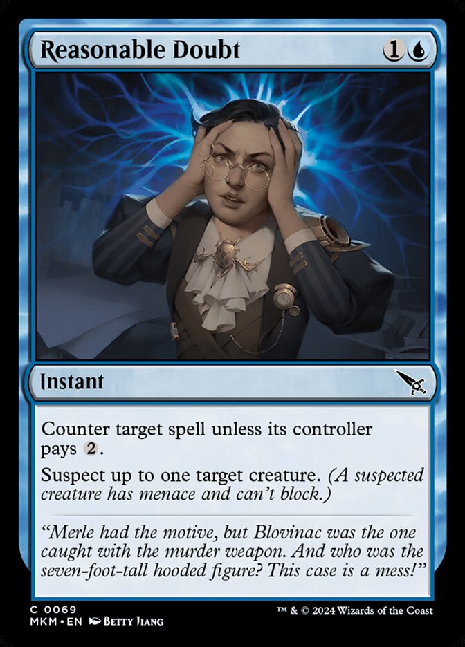 Reasonable Doubt 69/286 (Murders at Karlov Manor)  - Foil