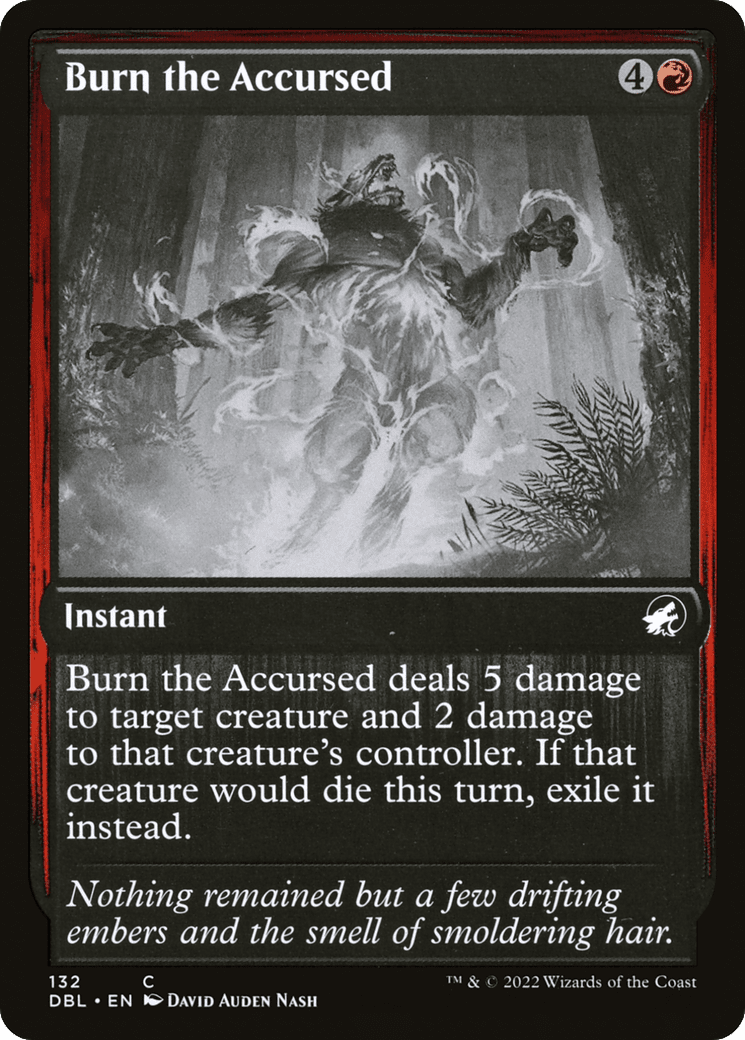 Burn the Accursed [Innistrad: Double Feature] Foil