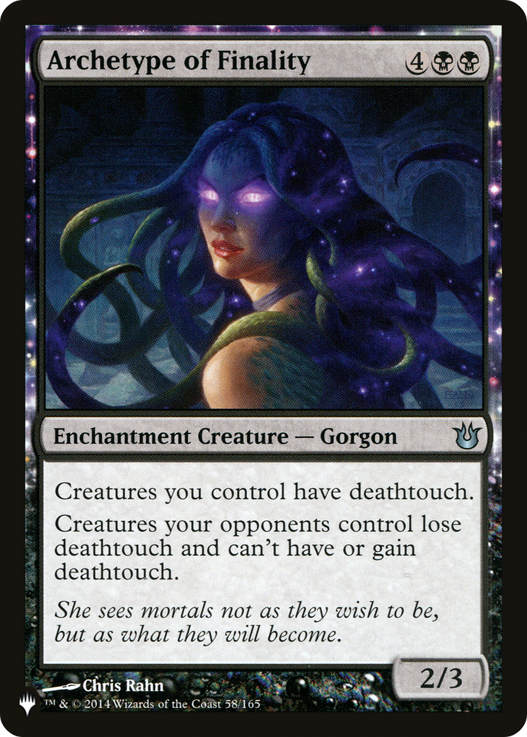 Archetype of Finality |  (BNG-58) [The List]