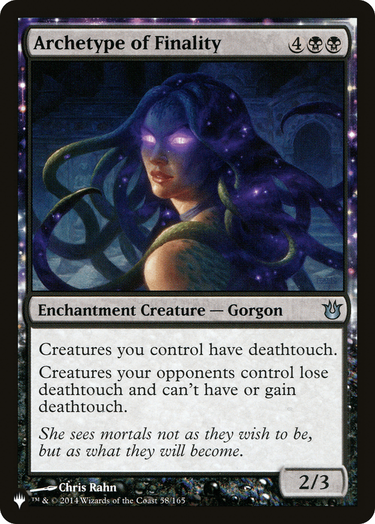 Archetype of Finality |  (BNG-58) [The List]