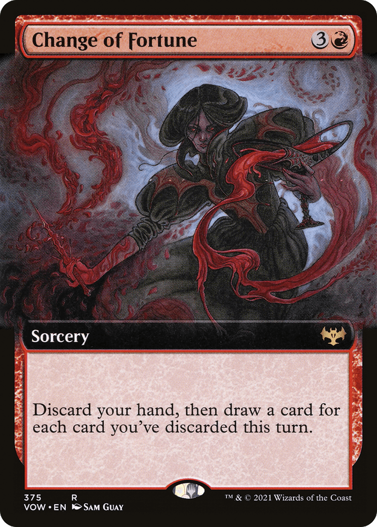 Change of Fortune (Extended Art) [Innistrad: Crimson Vow] Foil