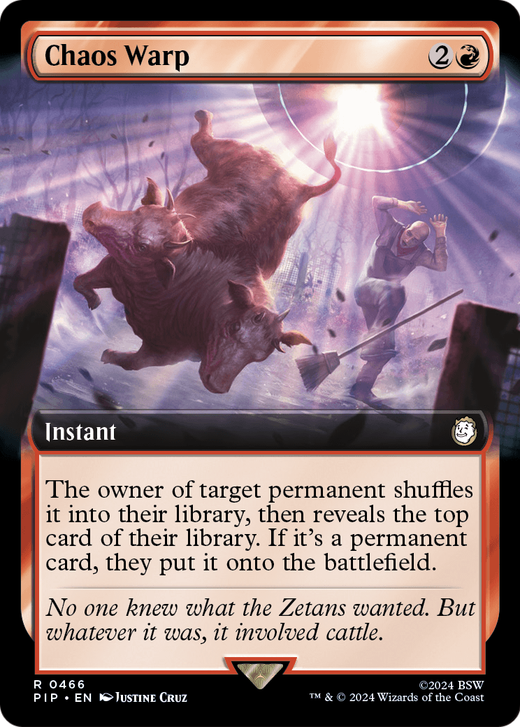 Chaos Warp (Extended Art) [Fallout] Foil