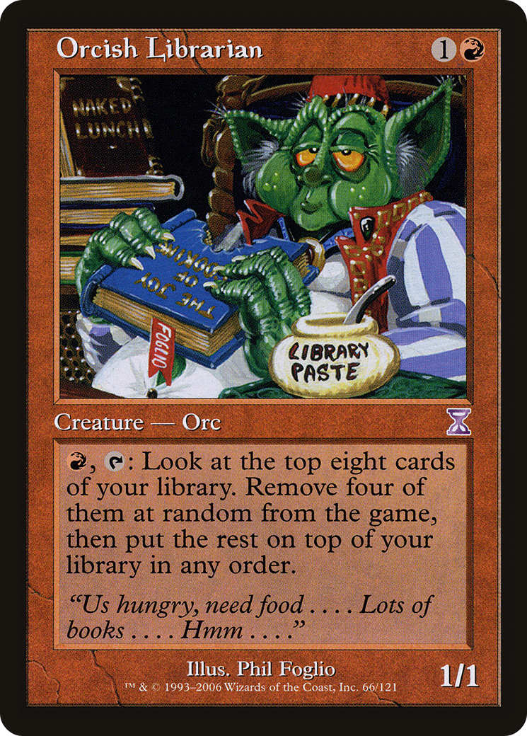 Orcish Librarian [Time Spiral Timeshifted] Foil