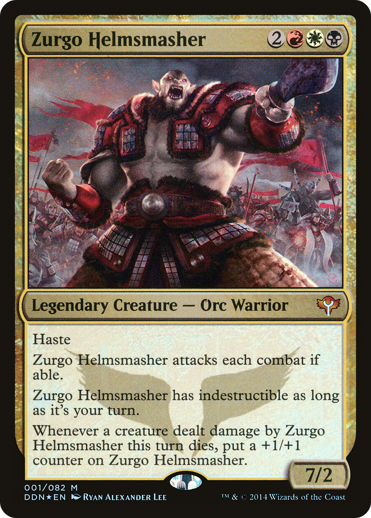 Zurgo Helmsmasher (001) [Duel Decks: Speed vs. Cunning]