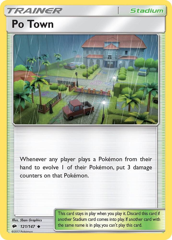 Po Town 121/147 (SM - Burning Shadows) 