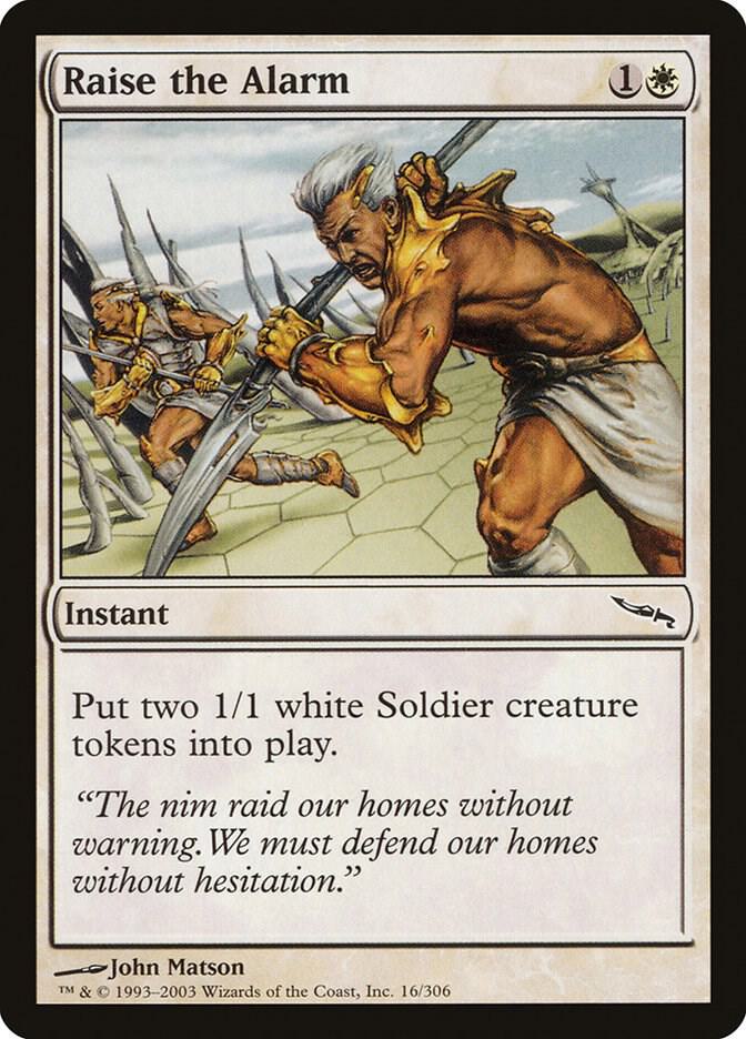 Raise the Alarm 16/306 (Mirrodin) 
