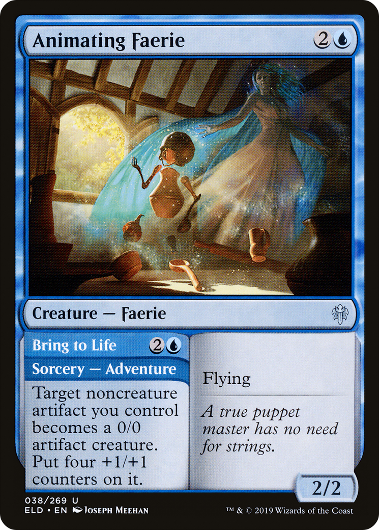 Animating Faerie // Bring to Life [Throne of Eldraine] Foil