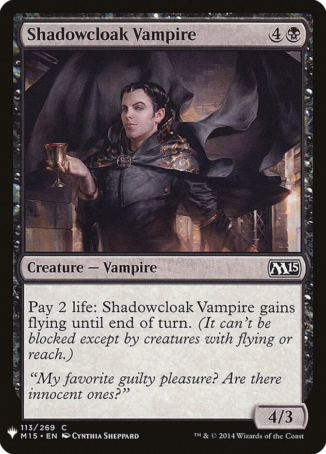 Shadowcloak Vampire M15-113/5075 (The List Reprints) 