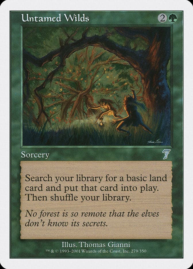 Untamed Wilds [Seventh Edition] Foil