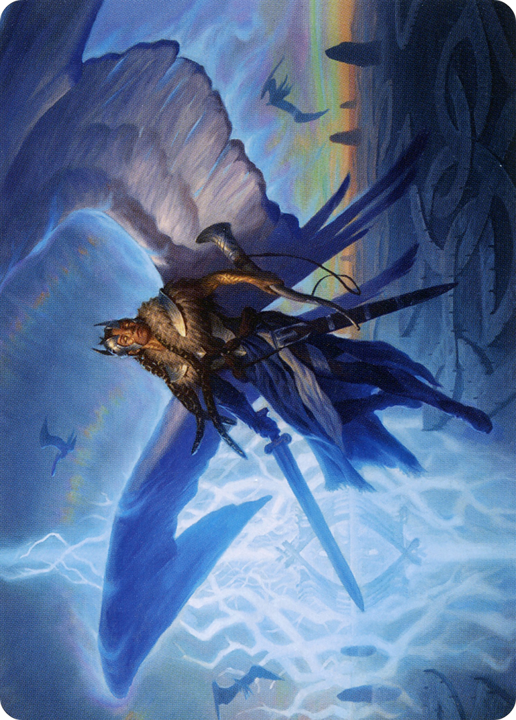 Righteous Valkyrie // Righteous Valkyrie (AKHM-006) - Kaldheim Art Series (Borderless) Foil