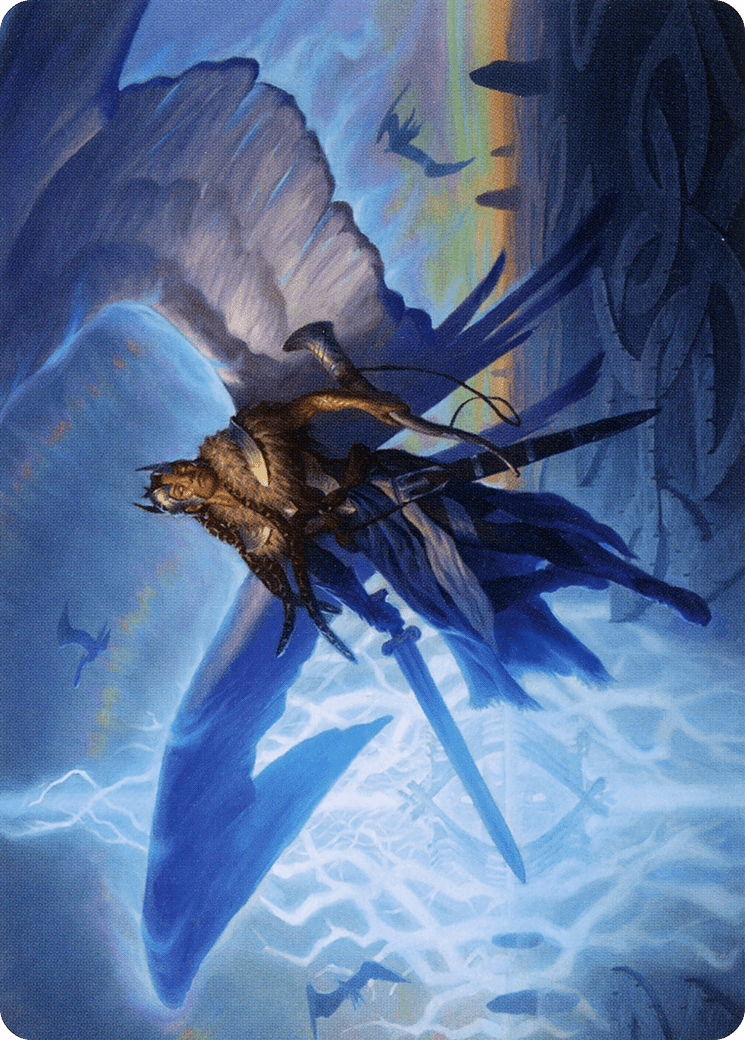 Righteous Valkyrie // Righteous Valkyrie (AKHM-006) - Kaldheim Art Series (Borderless) Foil