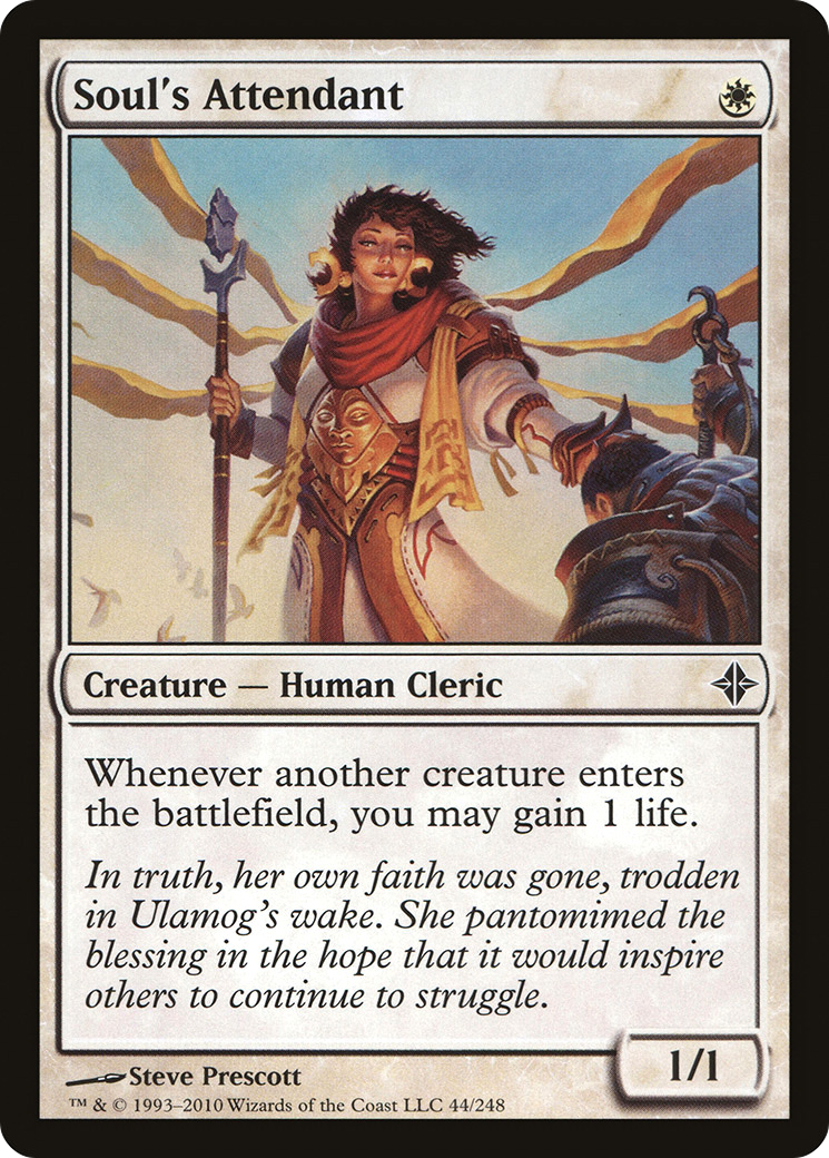 Soul's Attendant [Rise of the Eldrazi] Foil