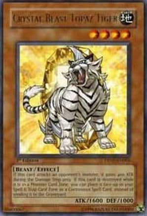 Crystal Beast Topaz Tiger [DP07-EN004] Rare