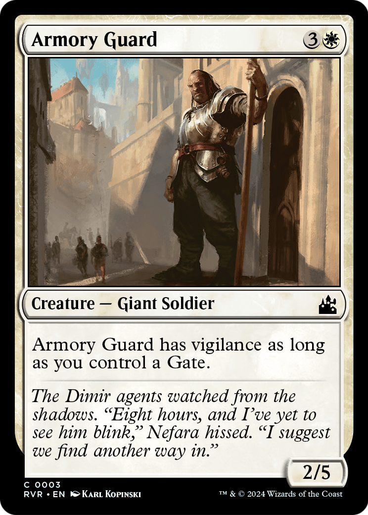 Armory Guard [Ravnica Remastered] Foil