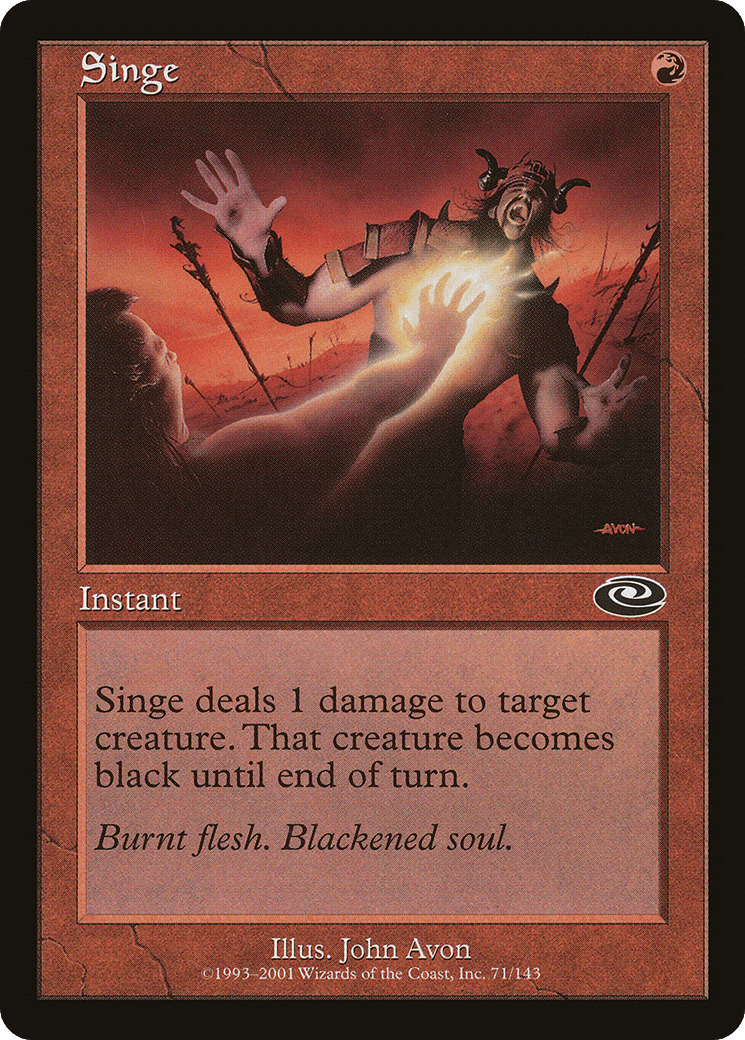 Singe [Planeshift] Foil