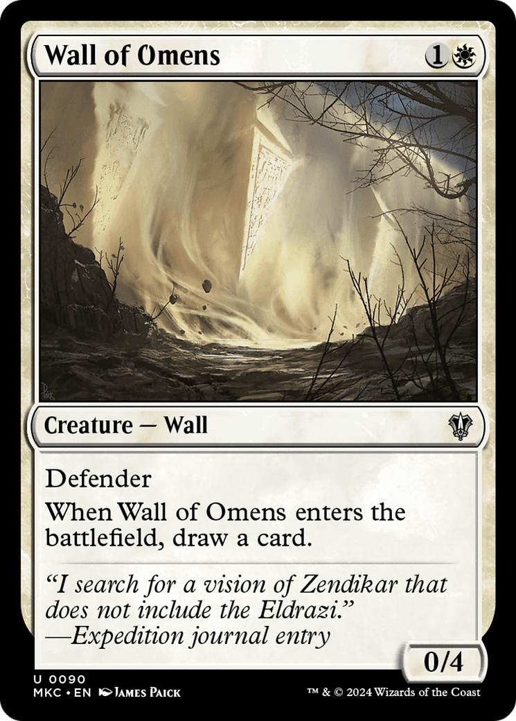 Wall of Omens [Murders at Karlov Manor Commander]