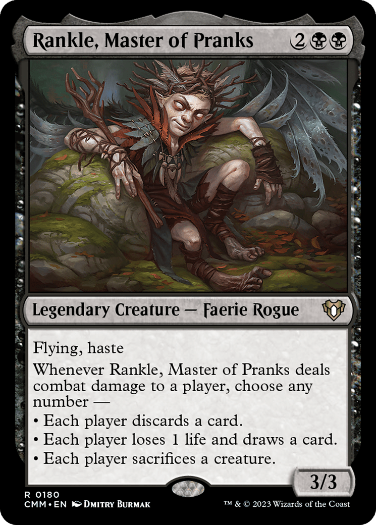 Rankle, Master of Pranks [Commander Masters] Foil