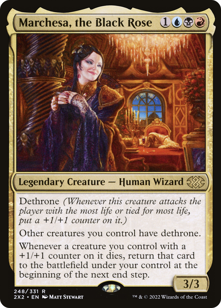 Marchesa, the Black Rose [Double Masters 2022] Foil