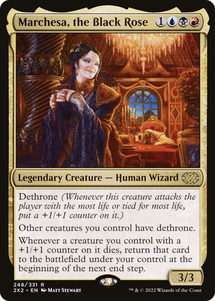 Marchesa, the Black Rose [Double Masters 2022] Foil
