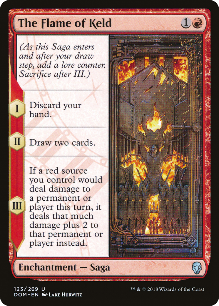 The Flame of Keld [Dominaria] Foil