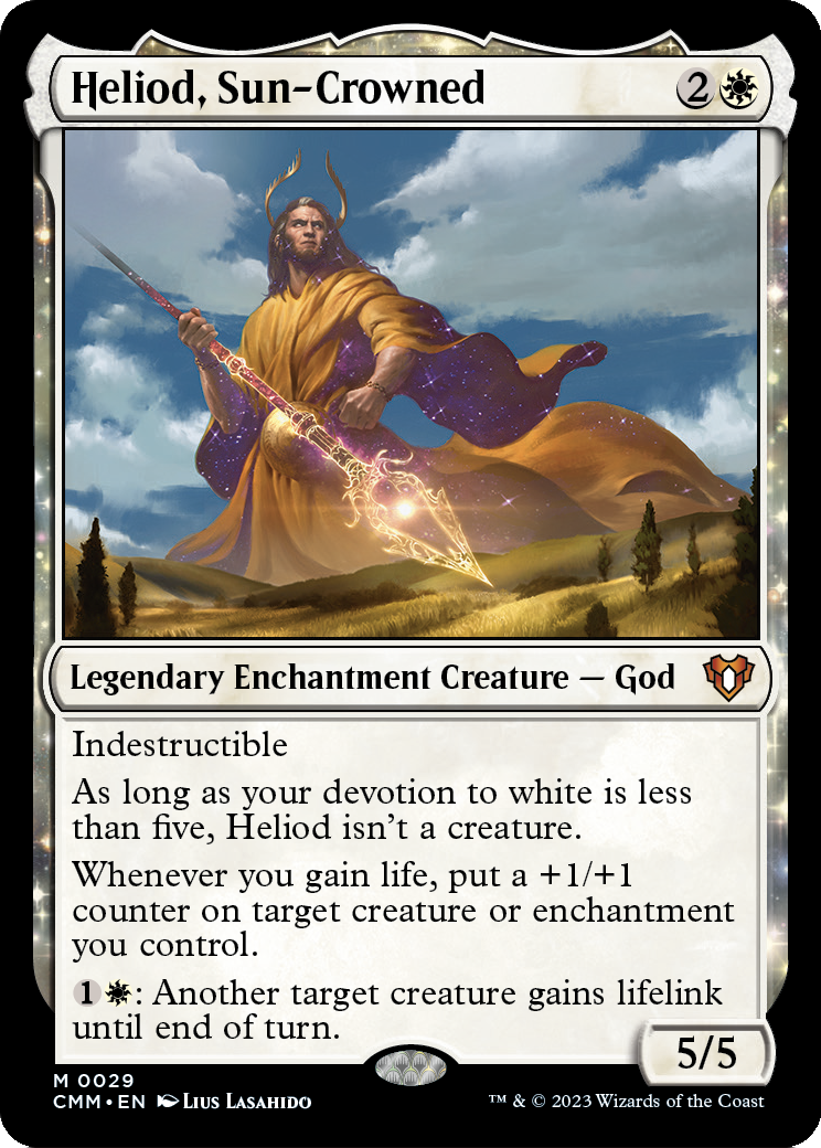 Heliod, Sun-Crowned [Commander Masters] Foil
