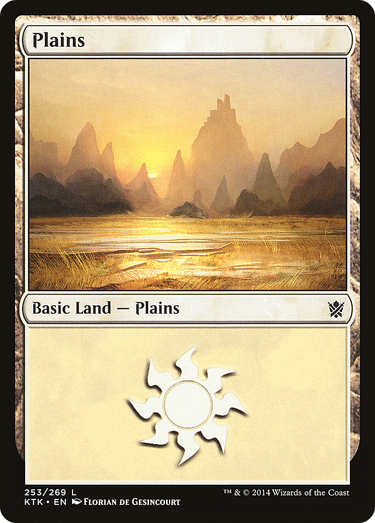 Plains (253) [Khans of Tarkir] Foil