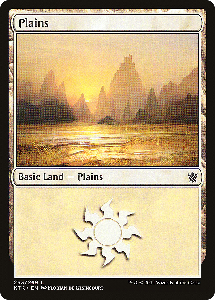 Plains (253) [Khans of Tarkir] Foil