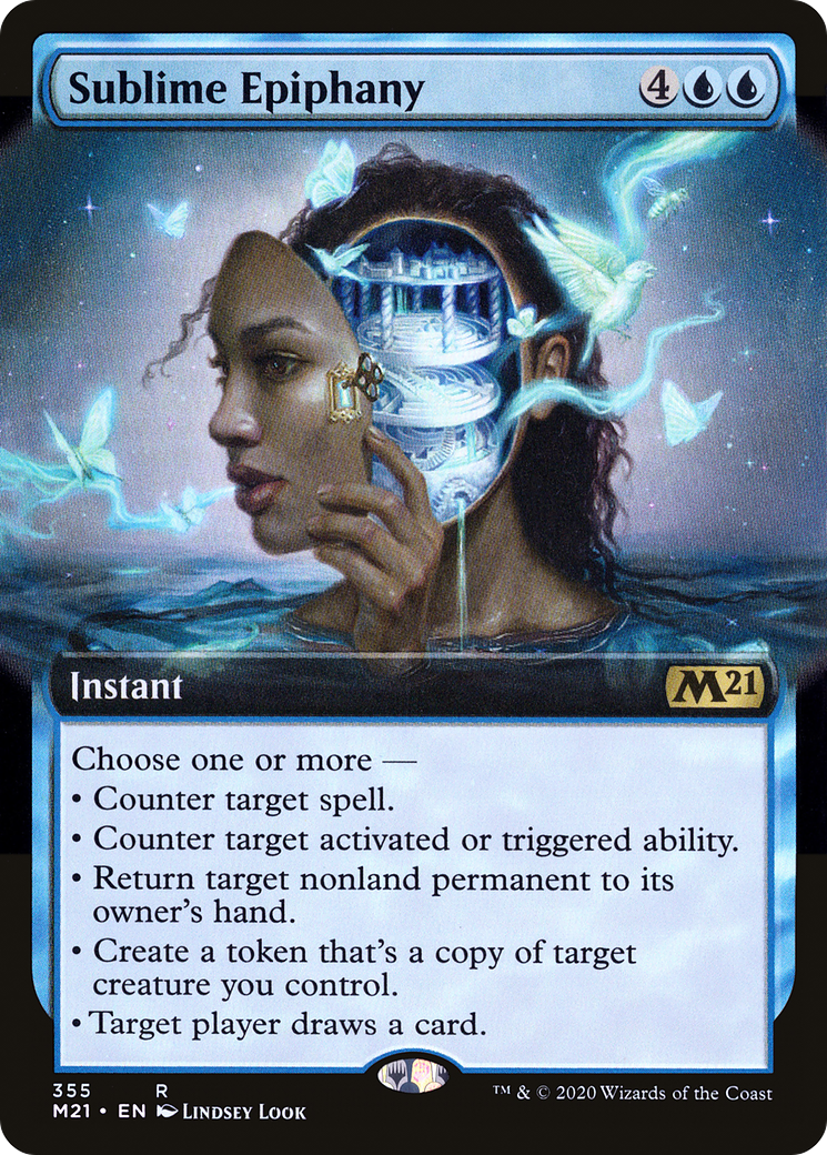 Sublime Epiphany (Extended Art) [Core Set 2021] Foil
