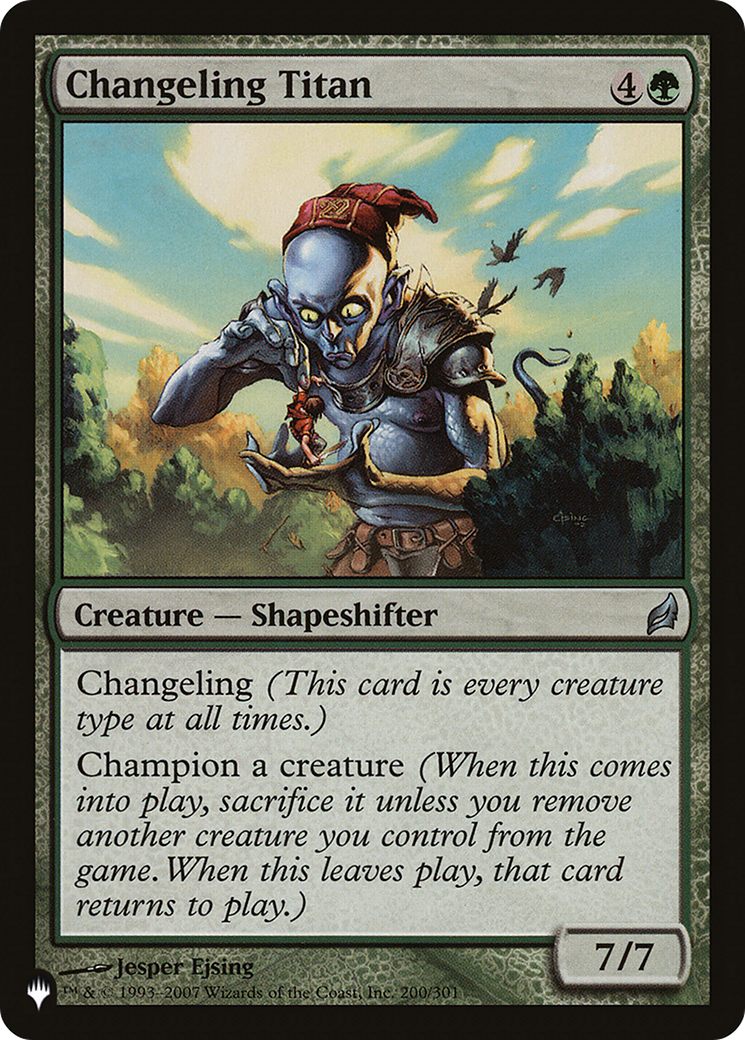 Changeling Titan |  (LRW-200) [The List]