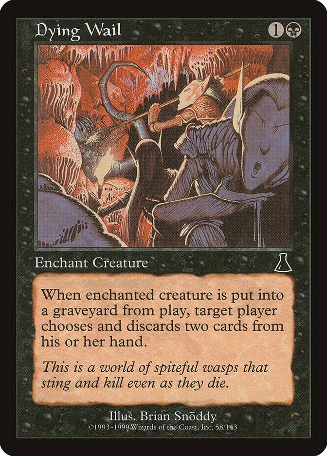 Dying Wail 58/143 (Urza's Destiny) 