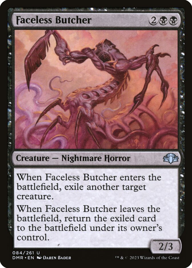 Faceless Butcher 84/261 (Dominaria Remastered)  - Foil