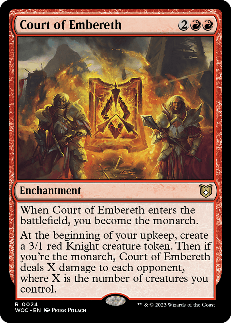 Court of Embereth [Wilds of Eldraine Commander] Foil