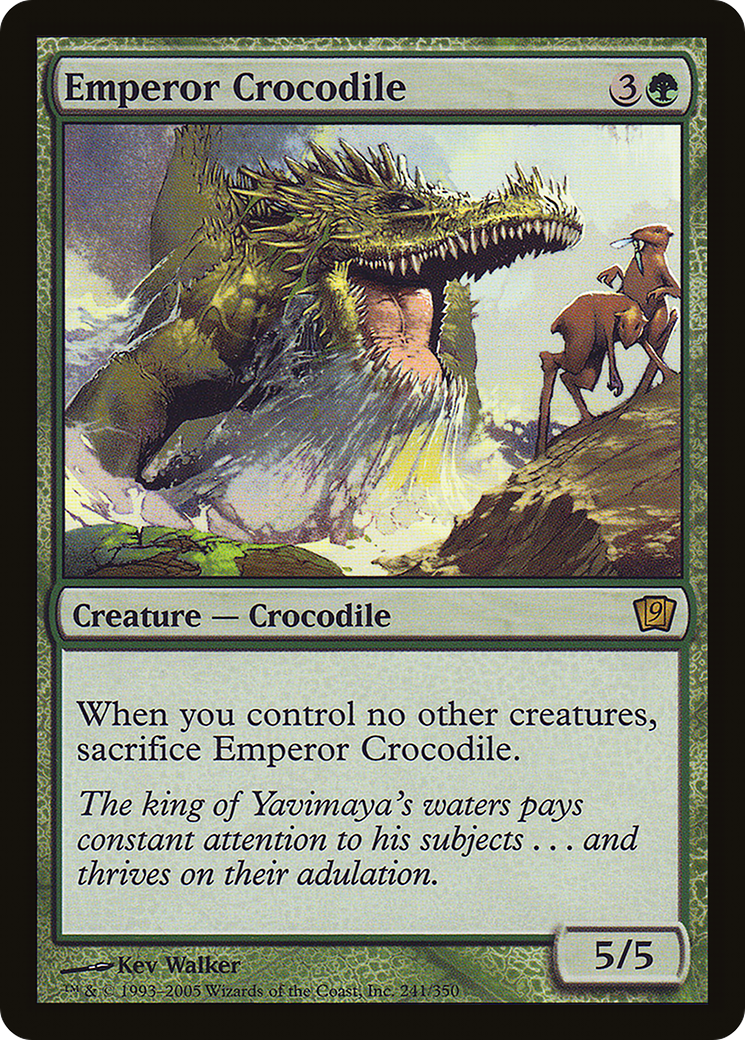 Emperor Crocodile [Ninth Edition] Foil