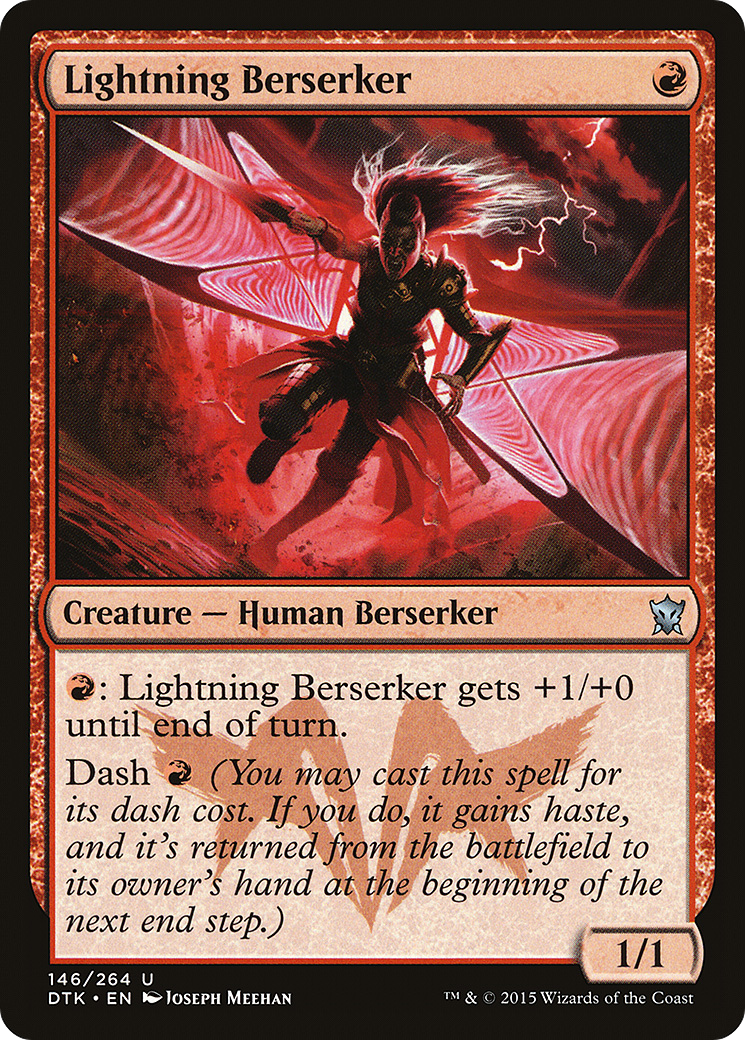 Lightning Berserker [Dragons of Tarkir] Foil