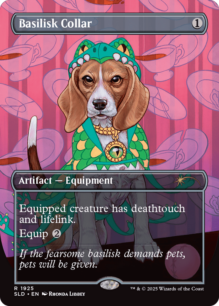 Basilisk Collar (1925) [Secret Lair Drop]  (Borderless) Foil