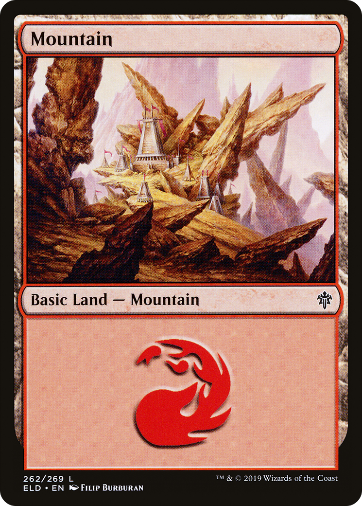 Mountain (262) [Throne of Eldraine] Foil