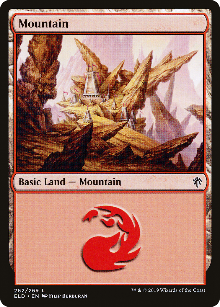 Mountain (262) [Throne of Eldraine] Foil