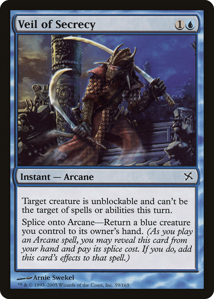 Veil of Secrecy [Betrayers of Kamigawa] Foil