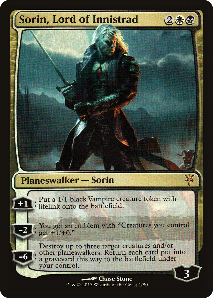 Sorin, Lord of Innistrad (001) [Duel Decks: Sorin vs. Tibalt]