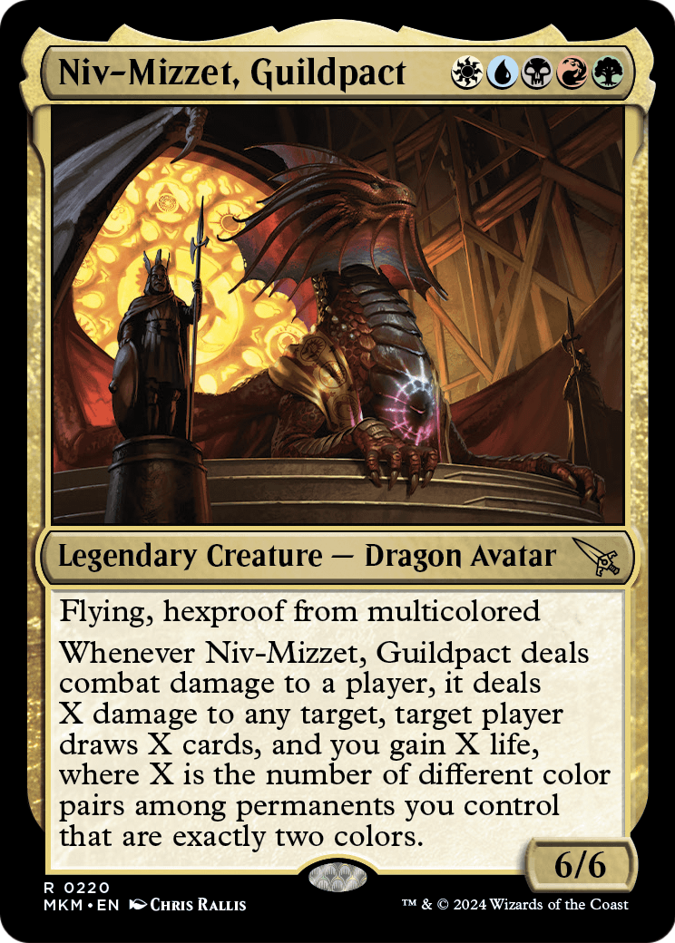 Niv-Mizzet, Guildpact [Murders at Karlov Manor] Foil