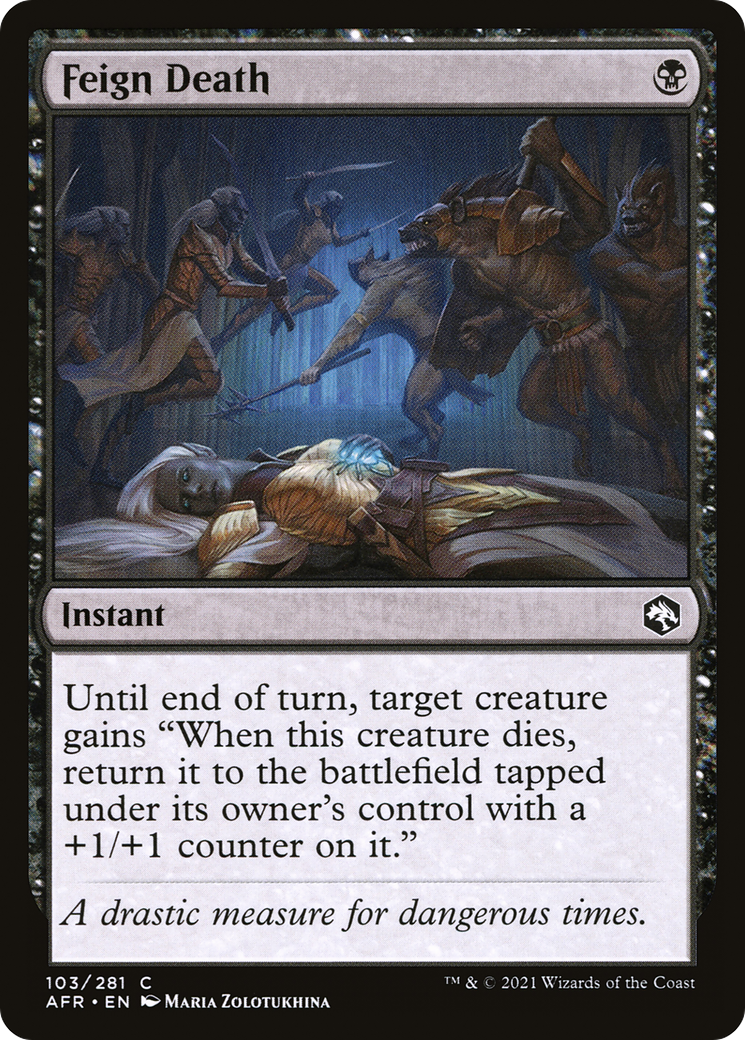 Feign Death [Dungeons & Dragons: Adventures in the Forgotten Realms] Foil