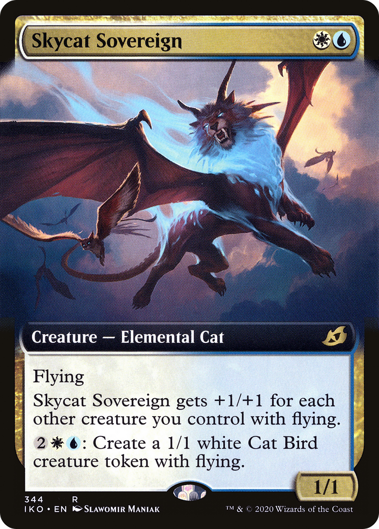 Skycat Sovereign (Extended Art) [Ikoria: Lair of Behemoths] Foil