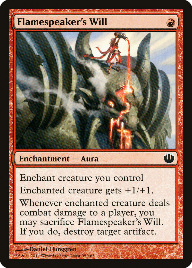 Flamespeaker's Will [Journey into Nyx] Foil